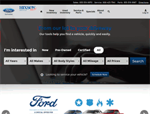 Tablet Screenshot of hixsonfordleesville.com